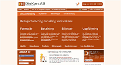 Desktop Screenshot of dinkurs.se