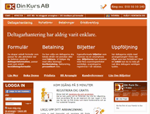 Tablet Screenshot of dinkurs.se